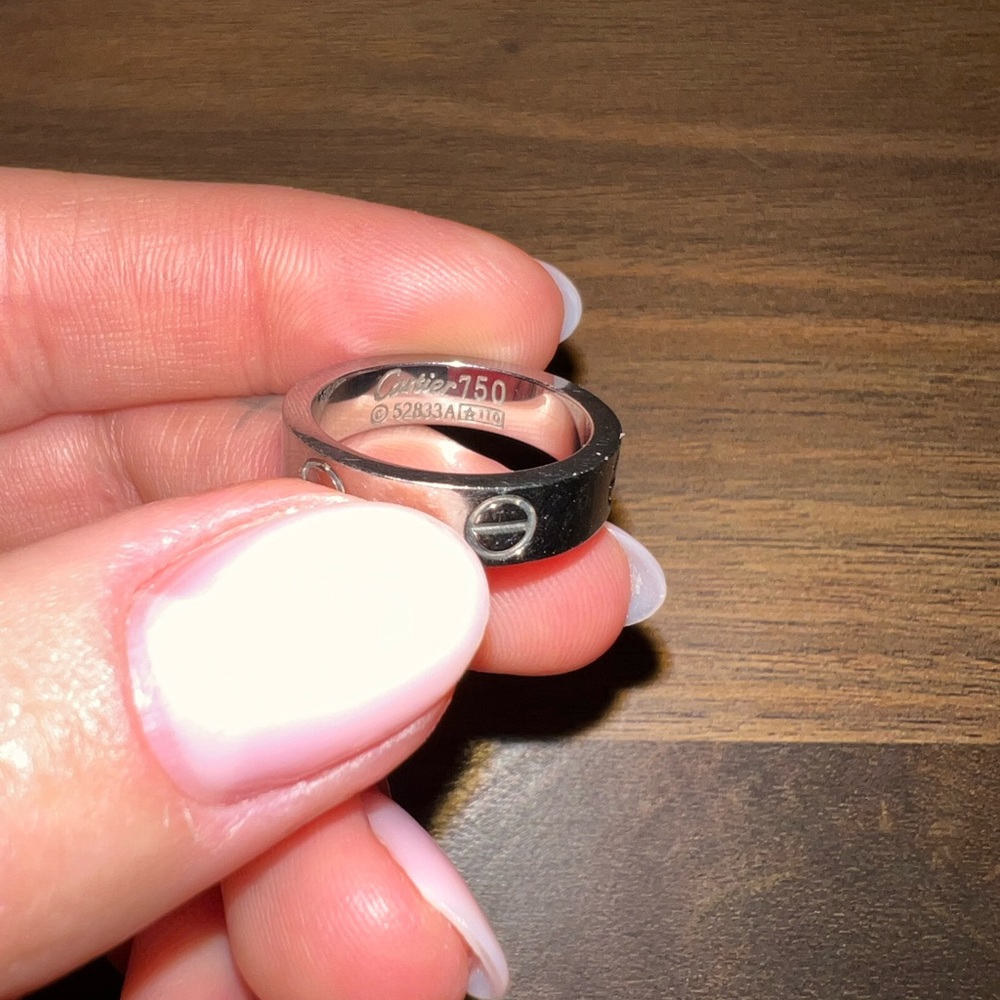 'Love' Engraved Band Ring